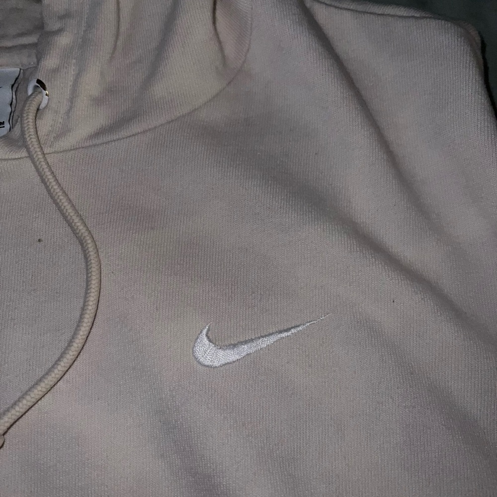 Nike Cream Hoodie with Logo